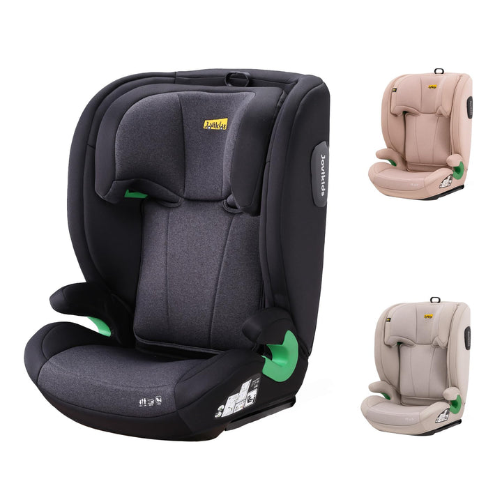 i-Size R129 Kinderautositz, von 3,5 bis 12 Jahre (100–150 cm), Mit verstellbarer Rückenlehne, Kopfst