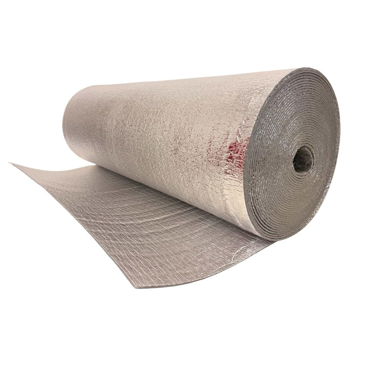 Alu Isoliermatte 5mm - 10m x 1m Wärmereflektierend &amp; Sonnenschutz, Alu Isoliermatte 5mm - 10m x 1m