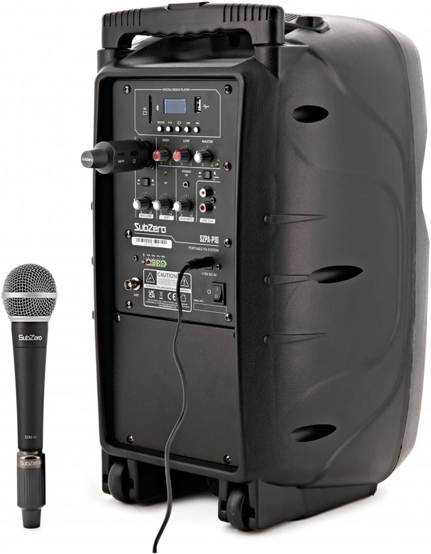SubZero Drahtloses UHF-XLR-Mikrofonsystem