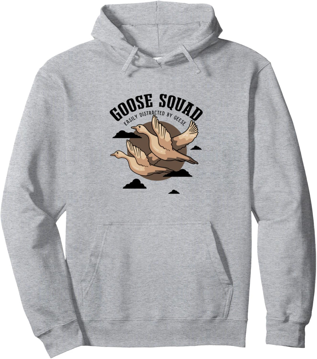 Gans Squad Vogel Lustige Gänse Ironischer Spruch Pullover Hoodie