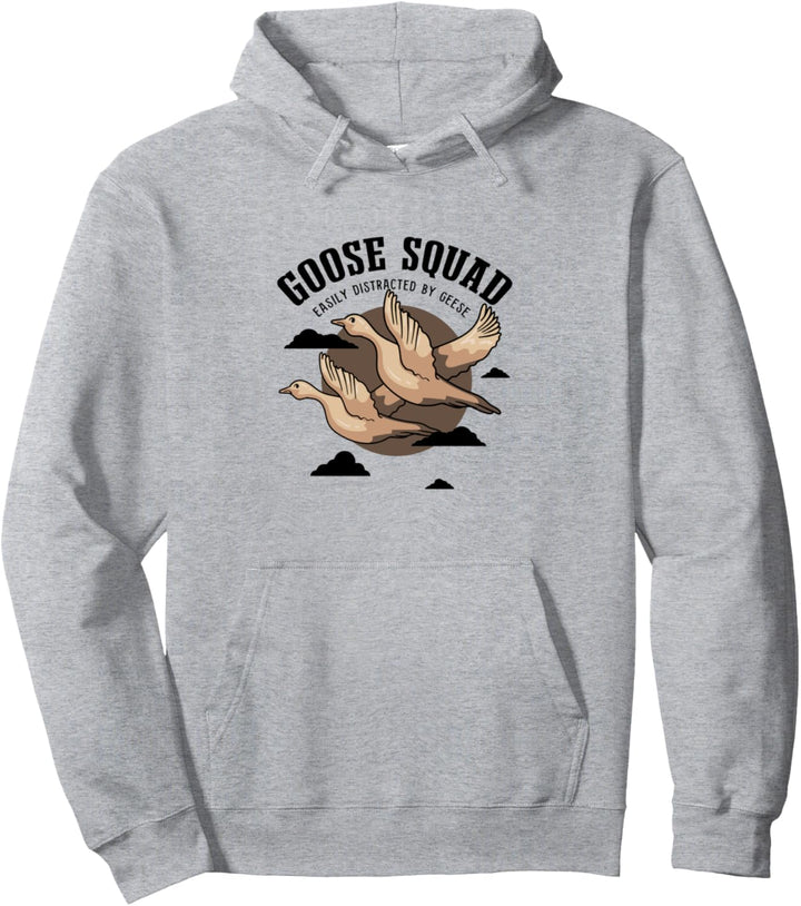 Gans Squad Vogel Lustige Gänse Ironischer Spruch Pullover Hoodie