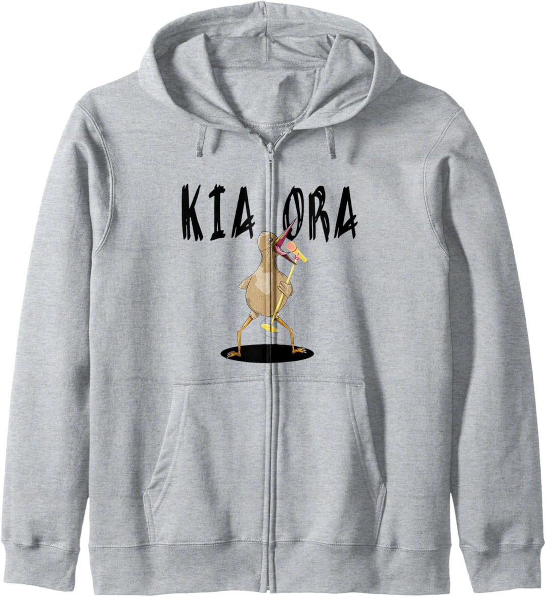 Kiwi KIA ORA Maori Grusskarte Neuseeland Kapuzenjacke