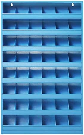 1a-TopStore XXL Profi Schüttenregal mit 48 Fächern aus stabilem Stahlblech, 85x50x12,5 cm, Wandregal