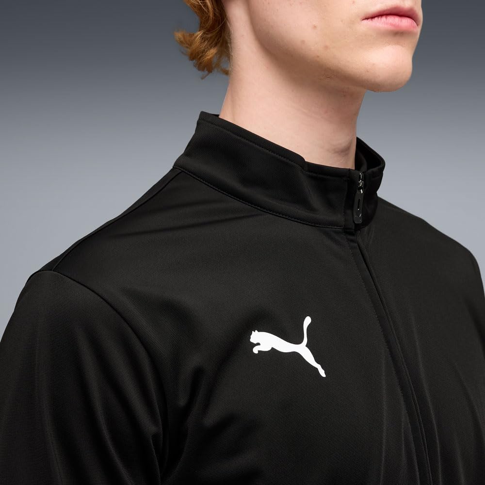 PUMA Herren Individueller Tracksuit Trainingsanzug (1er Pack) S PUMA Black-PUMA White-PUMA Red, S PU