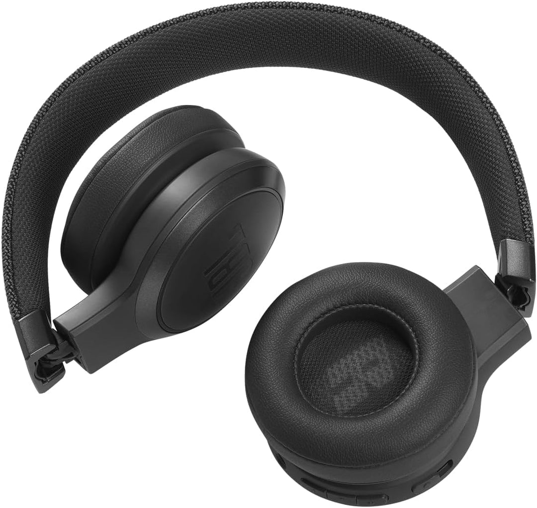JBL Live 460NC kabelloser On-Ear Bluetooth-Kopfhörer in Schwarz – Mit Noise-Cancelling und Sprachass