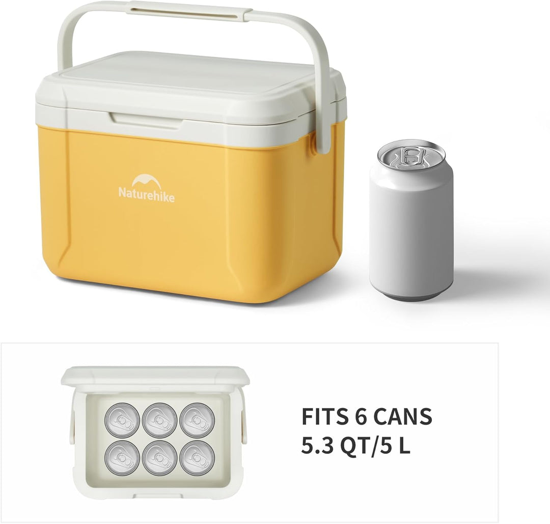 Naturehike Kühlbox 5 Liter/18 Liter Thermobox hochwertige PU Isolierbox 48 Std. Kühlleistung Kühltas