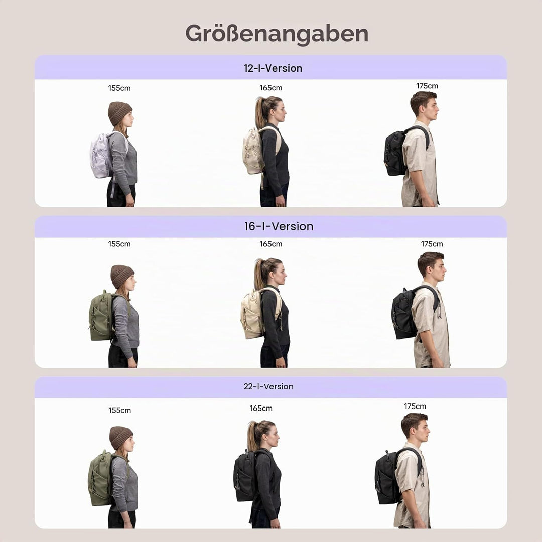 PGYTECH OneGo Lite Kamerarucksack 12L, Minimalistische, Leichte Kameratasche für Sony/Canon/Nikon DS