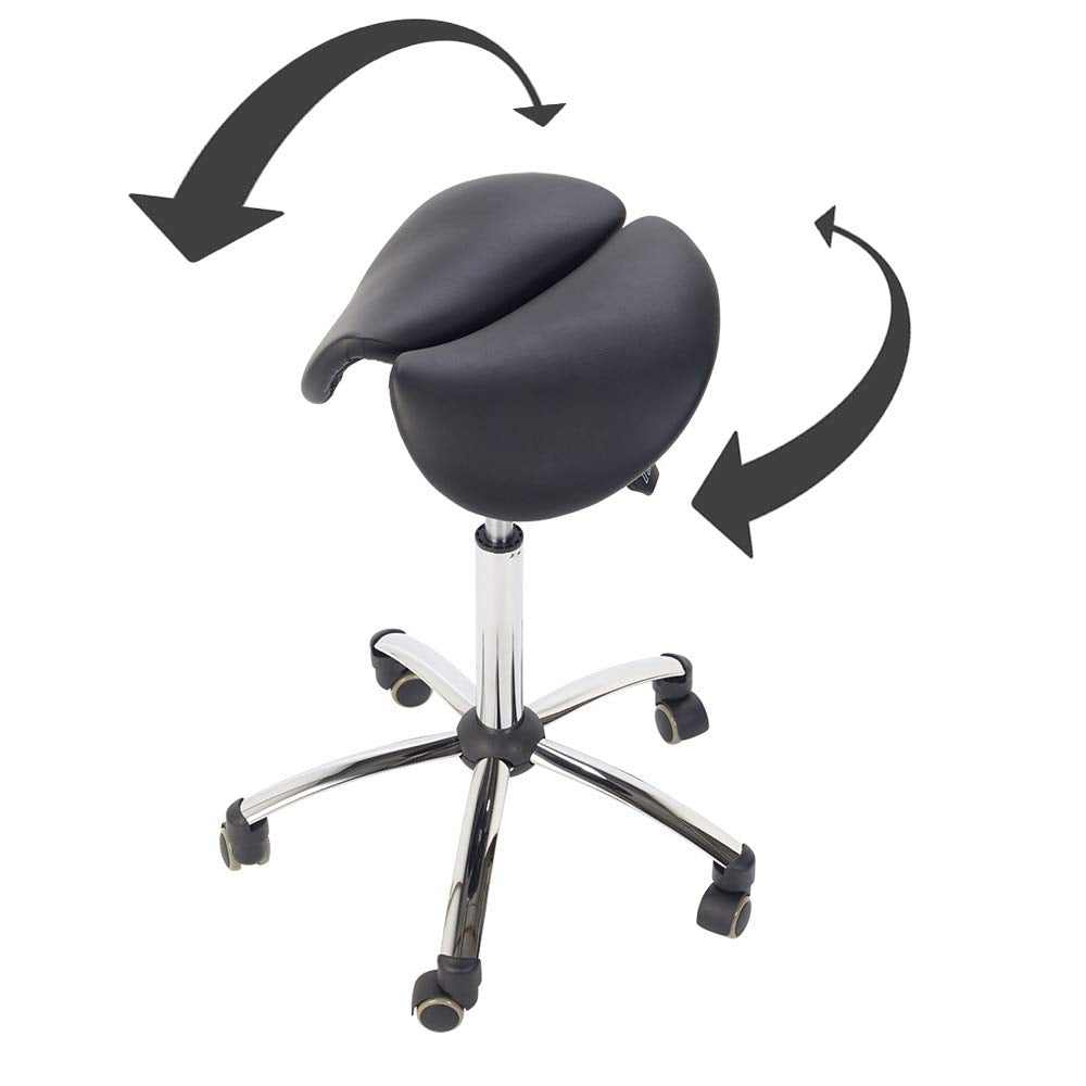 Teqler Sattelhocker, schwarz