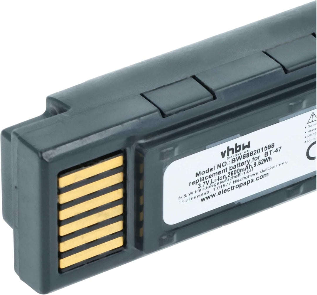 vhbw Akku kompatibel mit Datalogic Gryphon GBT4500, GM4500, 4500 Barcodescanner POS (2600mAh, 3,7V,