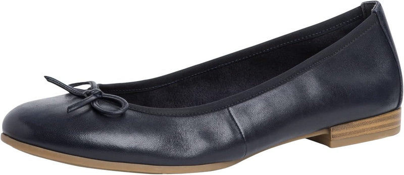 Tamaris Ballerina Damen Elegant Navy 1 38 EU, Navy 1 38 EU