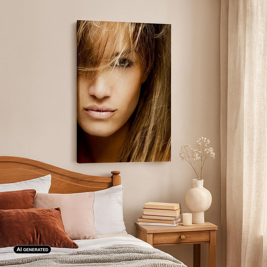 Bilder auf Leinwand Weiblich mode modell nackt Leinwandbild mit Rahmen 45x80cm Wandbilder Dekoration
