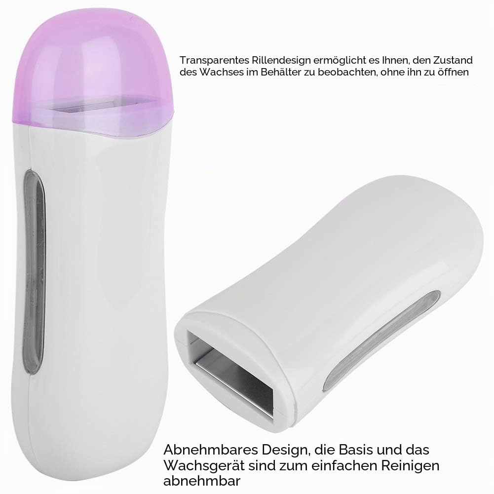 Wachswärmer Wachs Haarentfernung, Wachswärmer Gerät Roll on Warmwachsgerät Elektrisches Waxing Masch