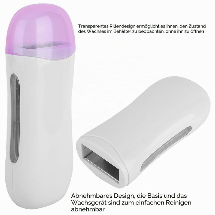 Wachswärmer Wachs Haarentfernung, Wachswärmer Gerät Roll on Warmwachsgerät Elektrisches Waxing Masch