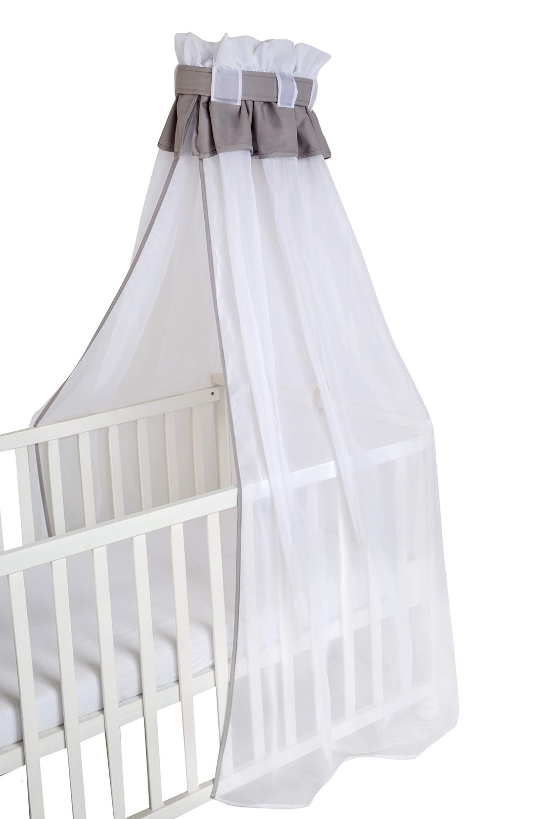 roba Babybett Himmel, hellgrau, aus 16% Baumwolle, 84% PES, 160 x 250 x 0,5, Hellgrau