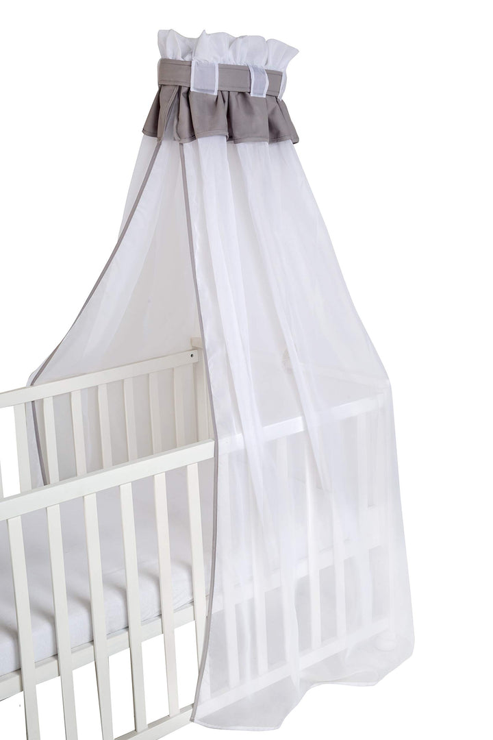 roba Babybett Himmel, hellgrau, aus 16% Baumwolle, 84% PES, 160 x 250 x 0,5, Hellgrau