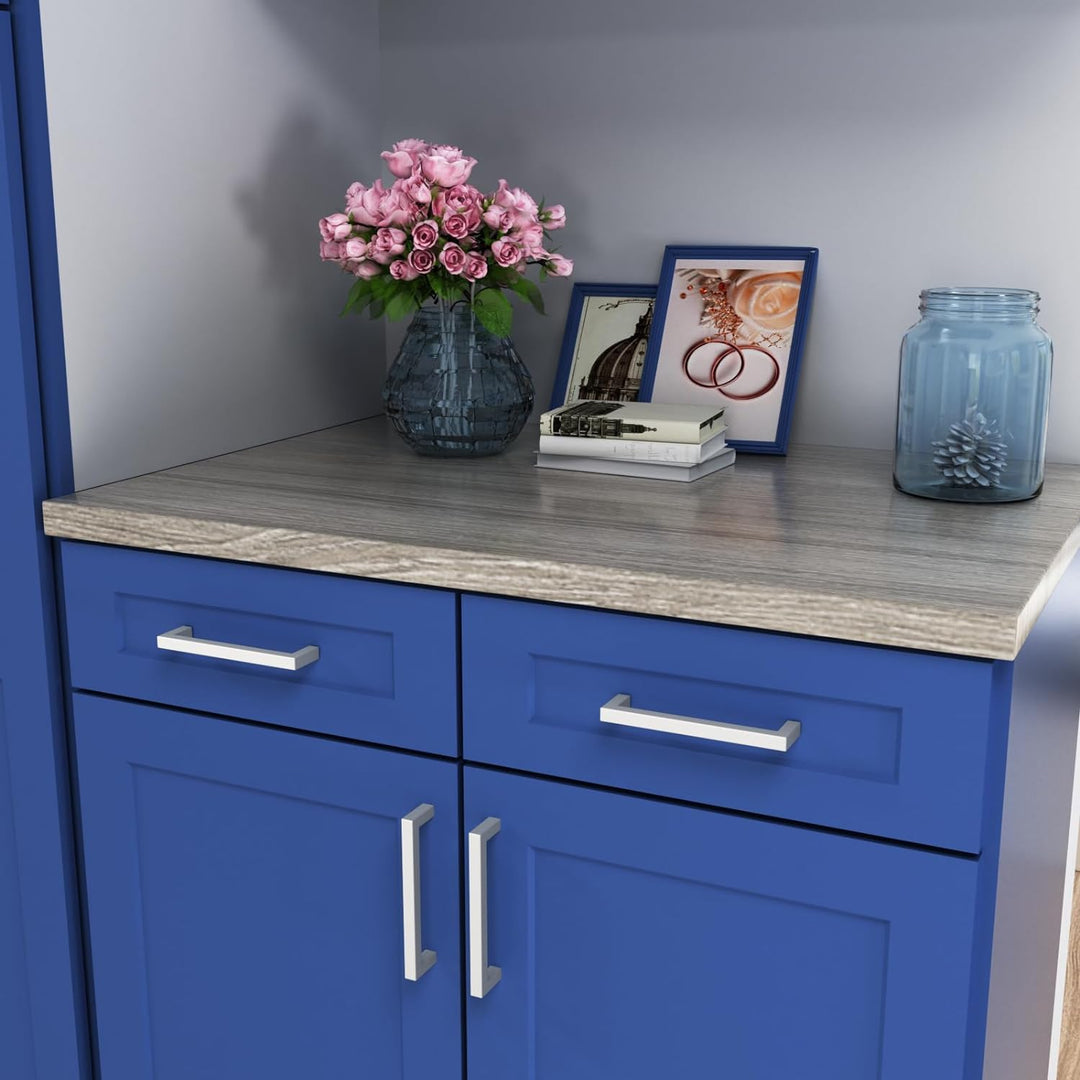 LONTAN 15 Stück Schrankgriffe Weiss Möbelgriffe 160mm lochabstand Möbelgriffe Weiss Griffe für Küche