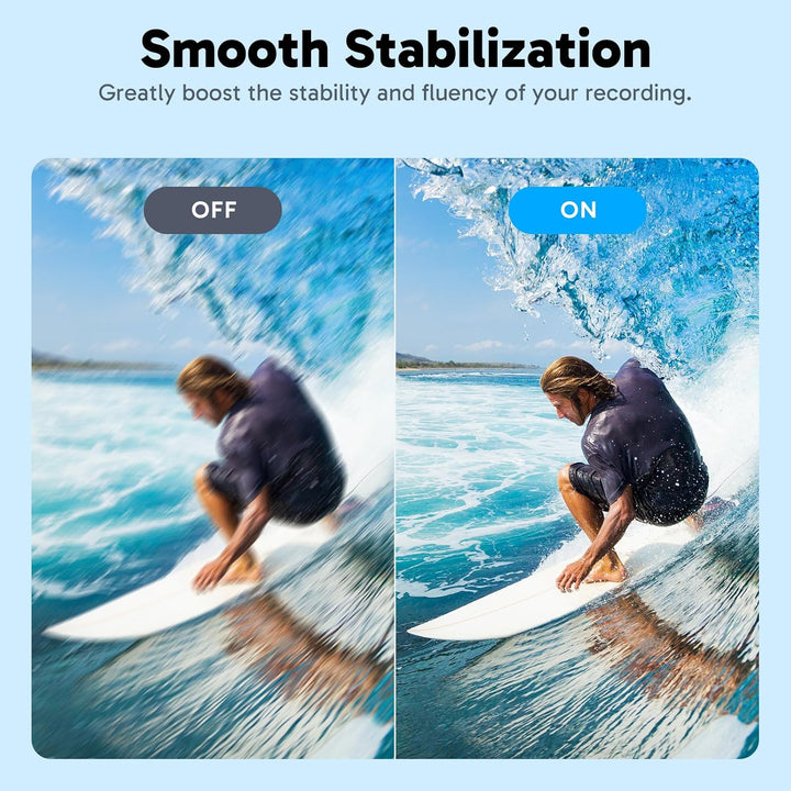 AKASO Action cam/Unterwasserkamera 4K WiFi 40M EIS Anti-Shake Action Kamera 4X Zoom mit Touchscreen,