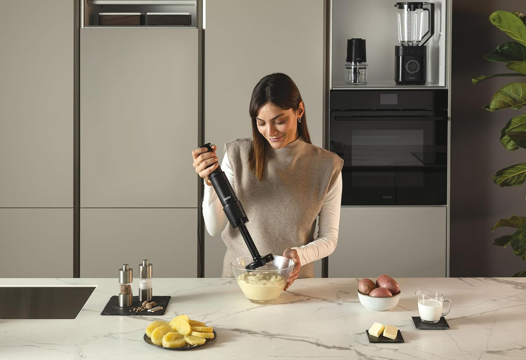 Haier Kartoffelstampferaufsatz für Stabmixer Serie 5, klumpenfreies Pürieren für cremige Ergebnisse,