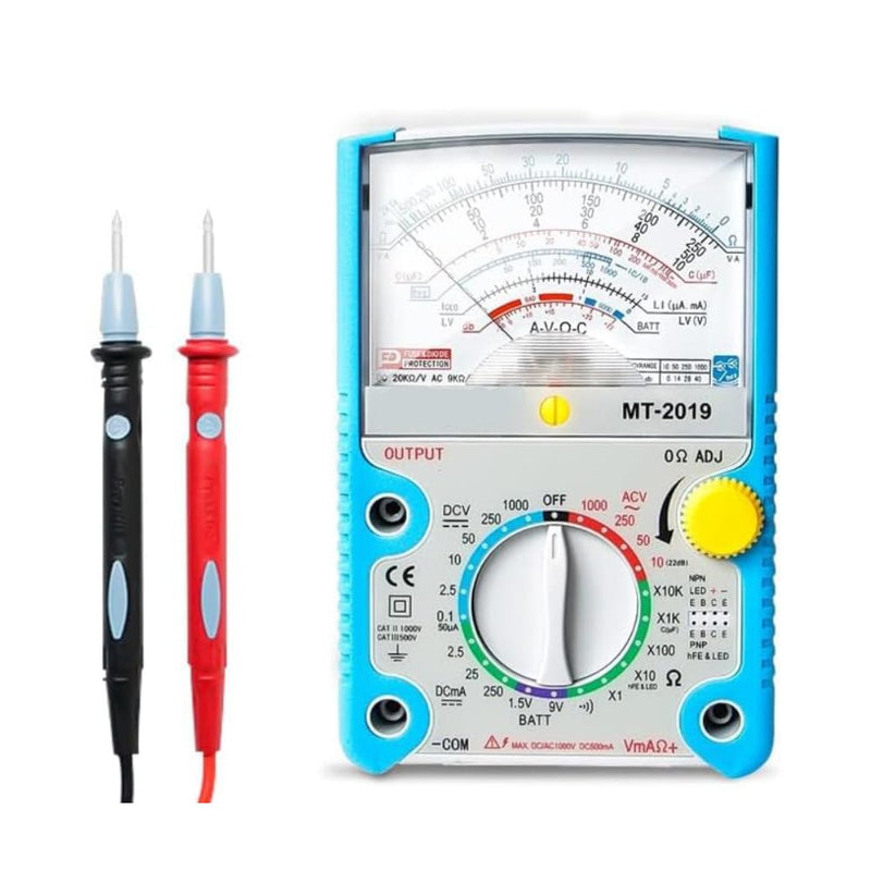 Analoges Multimeter, Voltmeter, Amperemeter, Zeiger-Multimeter-Tester, Analoges Voltmeter, Spannungs