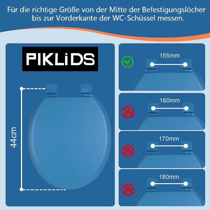 WC-Sitz Holzkern, Ｍatt – Soft-Touch & ultraglatt (ohne Orangenhaut), Absenkautomatik & Schnellversch