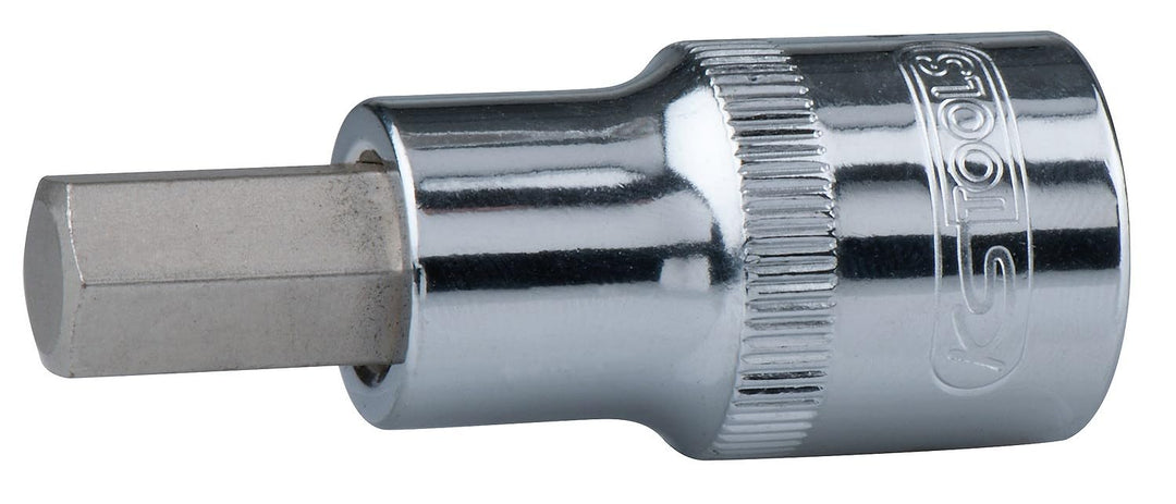 KS Tools 918.1631 1/2" CHROMEplus Bit-Stecknuss Innensechskant, kurz, 22mm