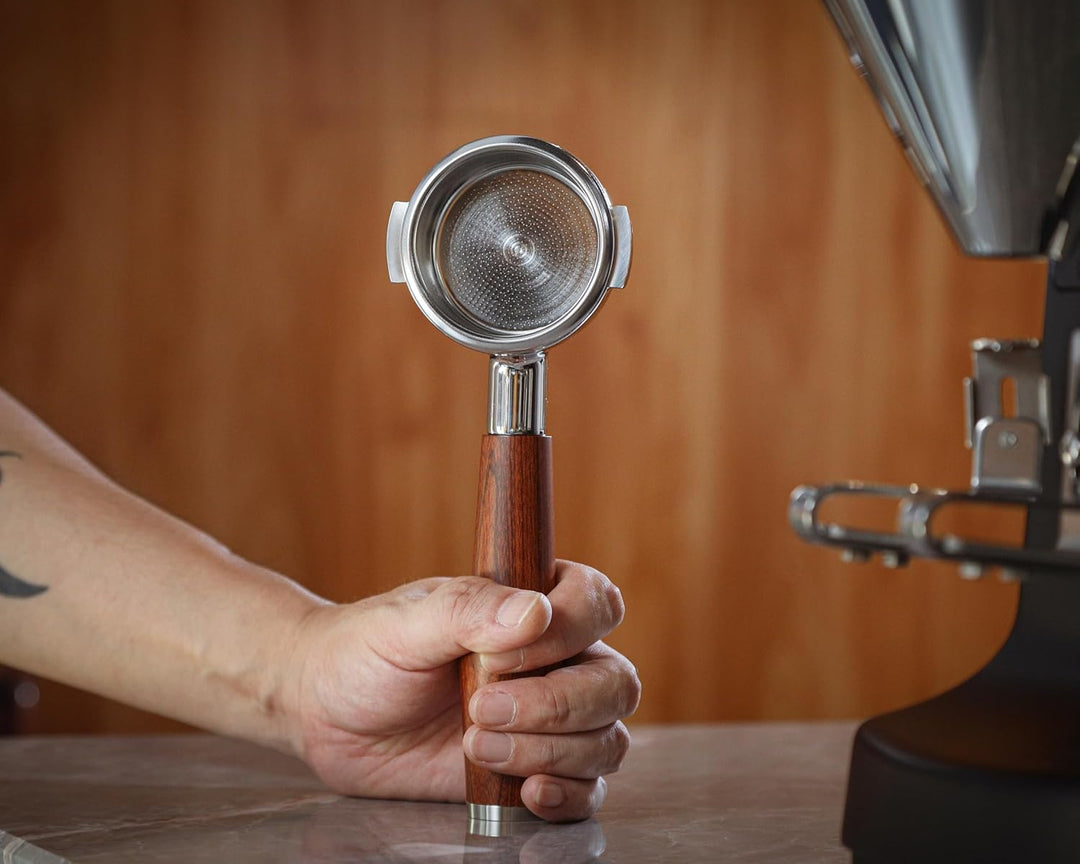 Siebträger für E61-Gruppenkopf, 58 mm, professioneller Siebträger in Barista-Qualität, kompatibel mi