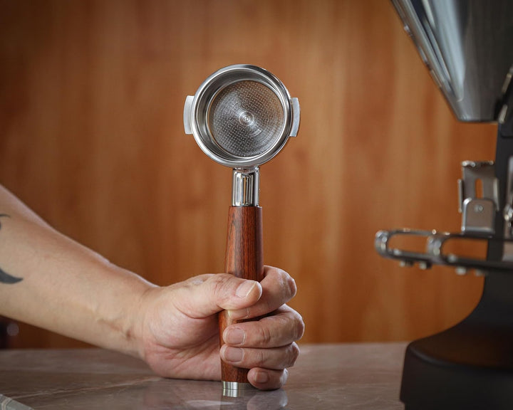 Siebträger für E61-Gruppenkopf, 58 mm, professioneller Siebträger in Barista-Qualität, kompatibel mi