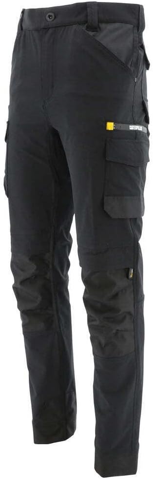Caterpillar CAT Workwear Herren Tech Stretch DWR Stretch Arbeitshose 38W / 32L Schwarz, 40'&apo