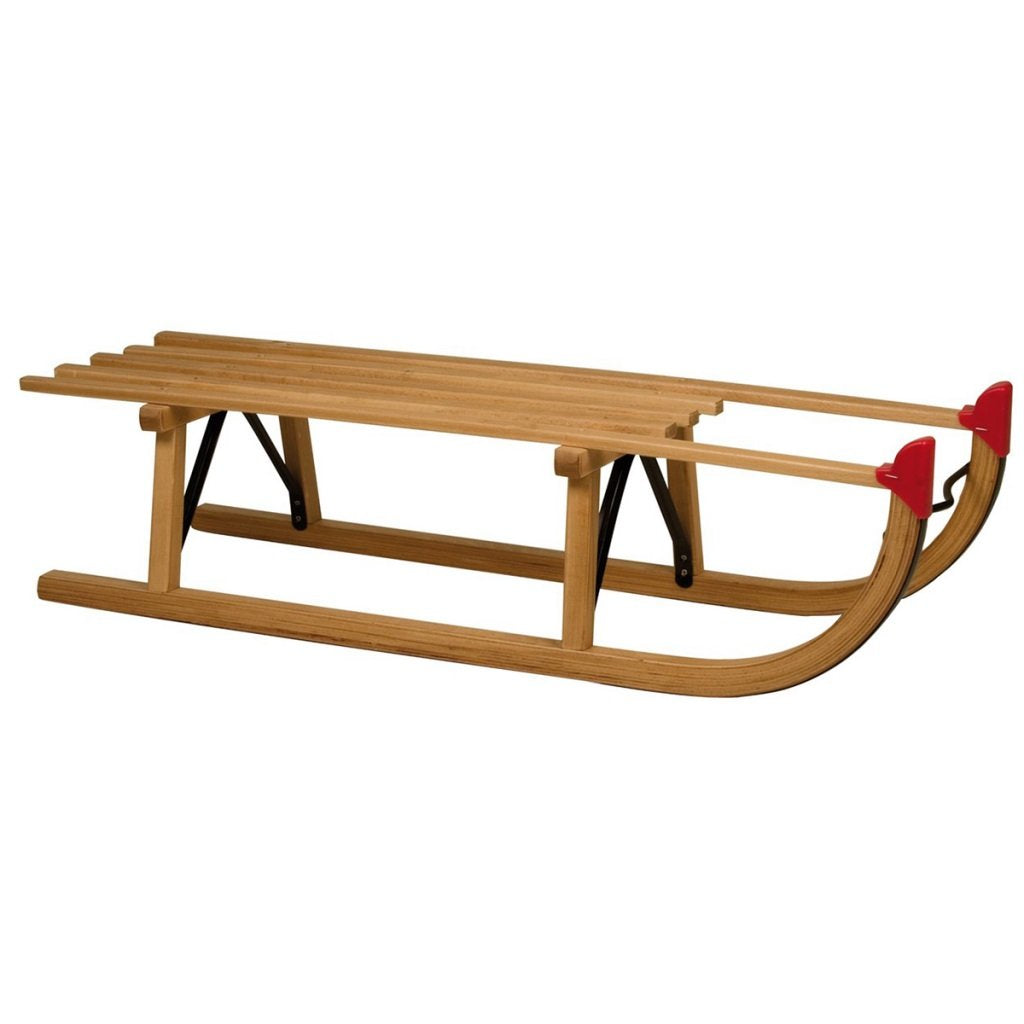 Nijdam Holzschlitten Rodel 80 Natur 80cm, Natur 80cm