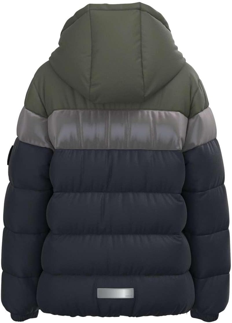 NAME IT Jungen Nkmmontel Puffer Jacket Refl. Block Noos Pufferjacke 116 Dark Sapphire, 116 Dark Sapp