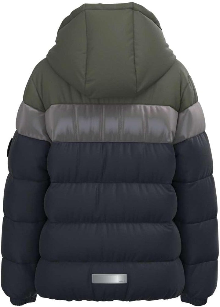 NAME IT Jungen Nkmmontel Puffer Jacket Refl. Block Noos Pufferjacke 116 Dark Sapphire, 116 Dark Sapp