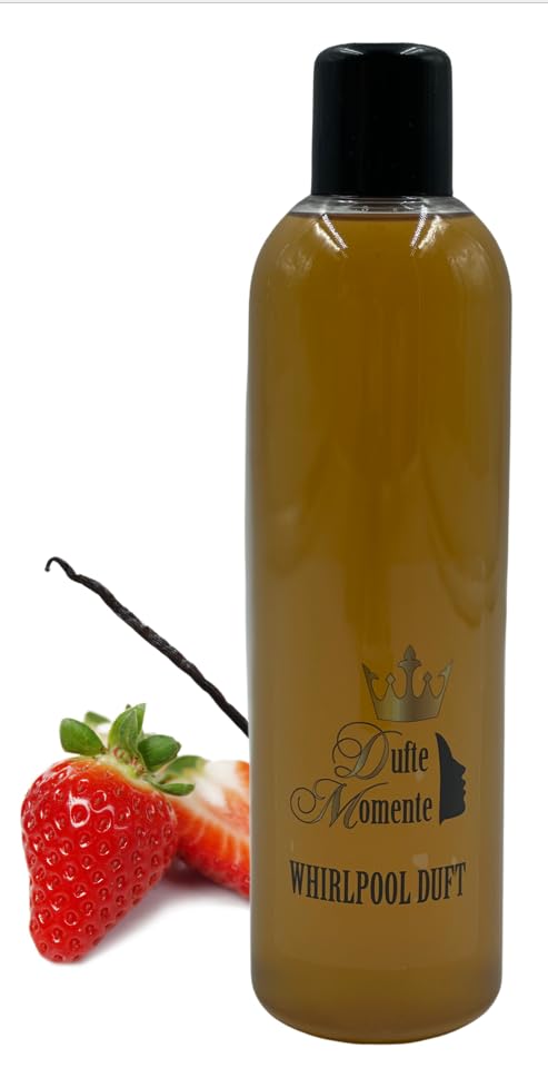 Dufte Momente | Whirlpool Duft 260ml | Erdbeere - Vanille | mit naturreinen und natürlichen ätherisc