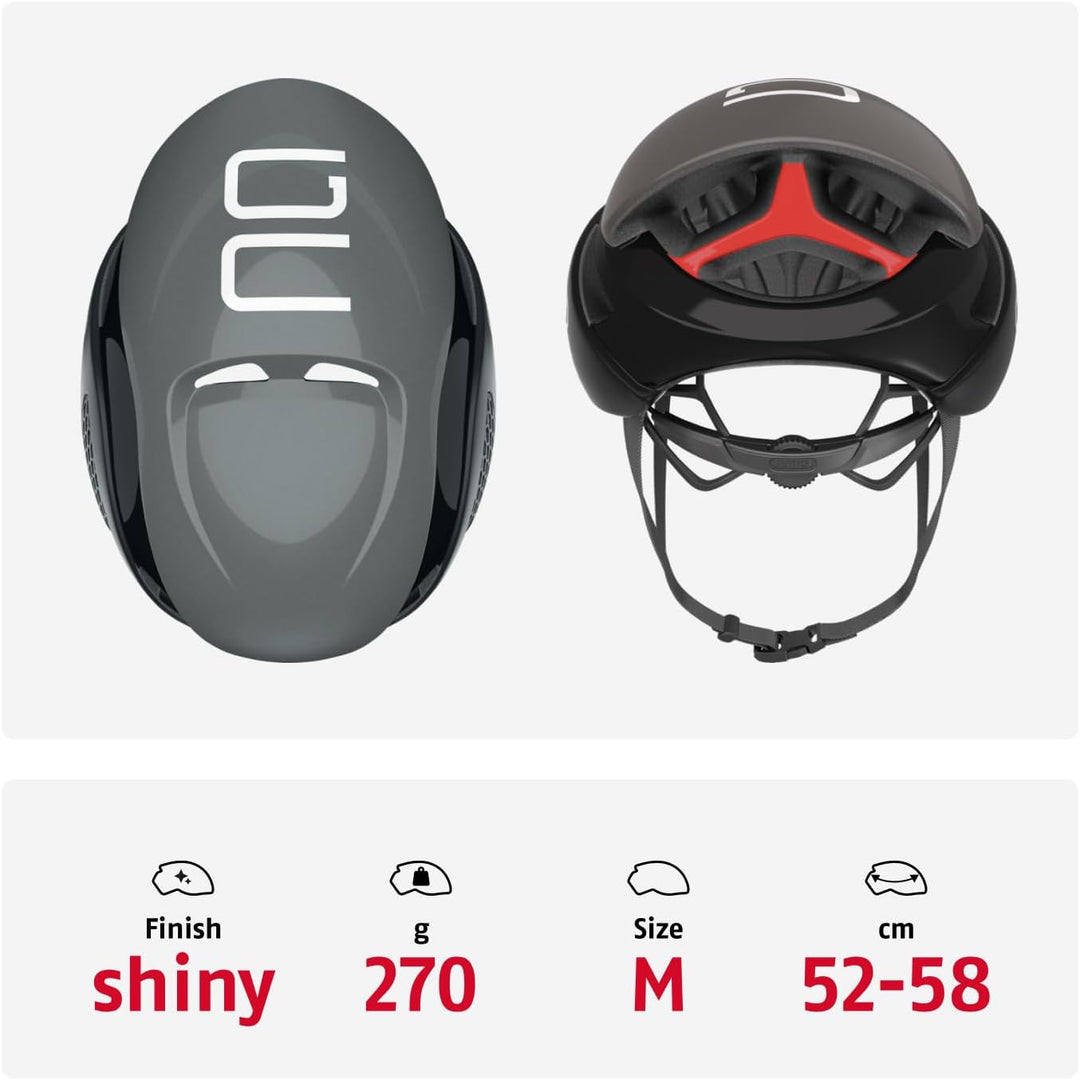ABUS Rennradhelm GameChanger - Aerodynamischer Fahrradhelm mit optimalen Ventilationseigenschaften f