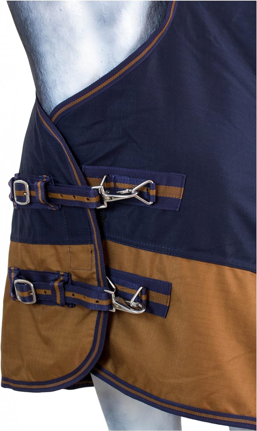 RL24 - Weidedecke Winterdecke High Neck 600D BASICLINE mit Nylonfutter, Polarfleecefutter oder Füllu