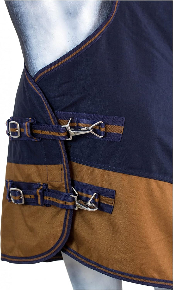 RL24 - Weidedecke Winterdecke High Neck 600D BASICLINE mit Nylonfutter, Polarfleecefutter oder Füllu