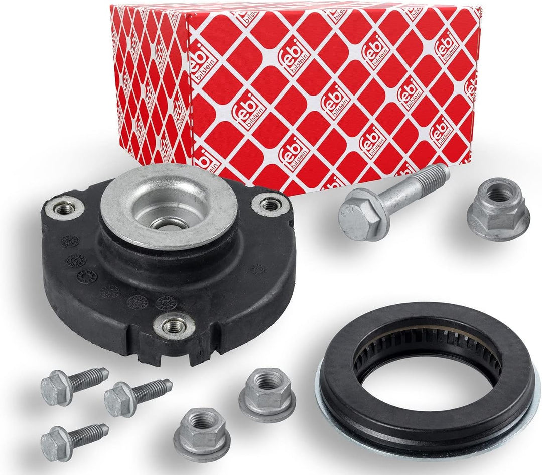febi bilstein 37884 Federbeinstützlagersatz mit Kugellager, Schrauben und Mutter , 1 Stück