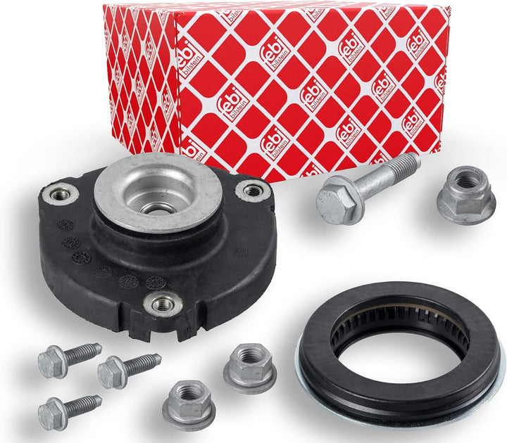 febi bilstein 37884 Federbeinstützlagersatz mit Kugellager, Schrauben und Mutter , 1 Stück