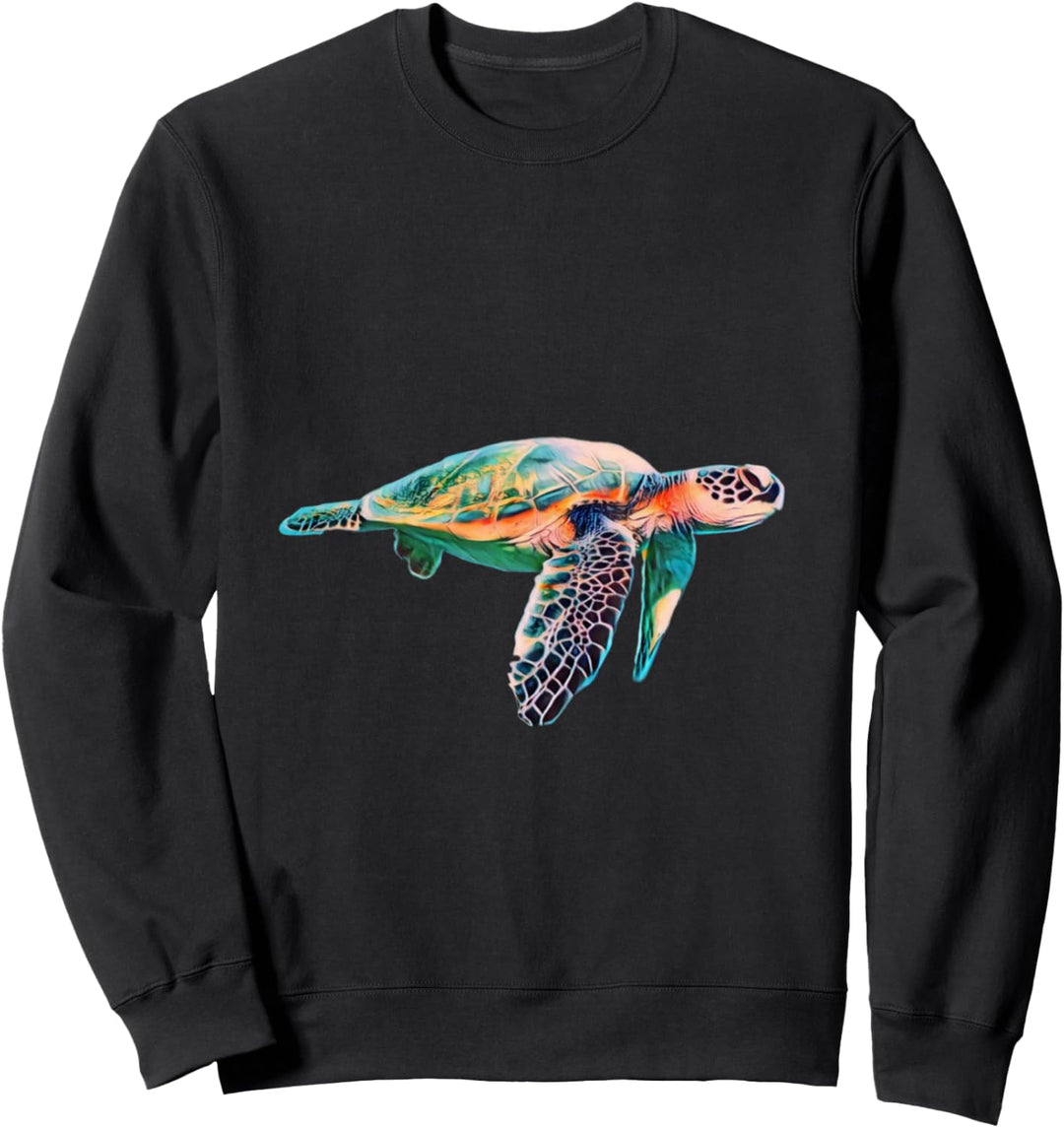 Meeresschildkröte Motiv Schildkröte Meeresschildkröten Ozean Sweatshirt