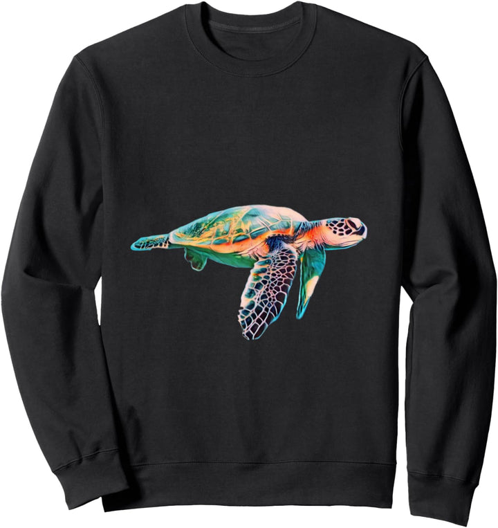 Meeresschildkröte Motiv Schildkröte Meeresschildkröten Ozean Sweatshirt