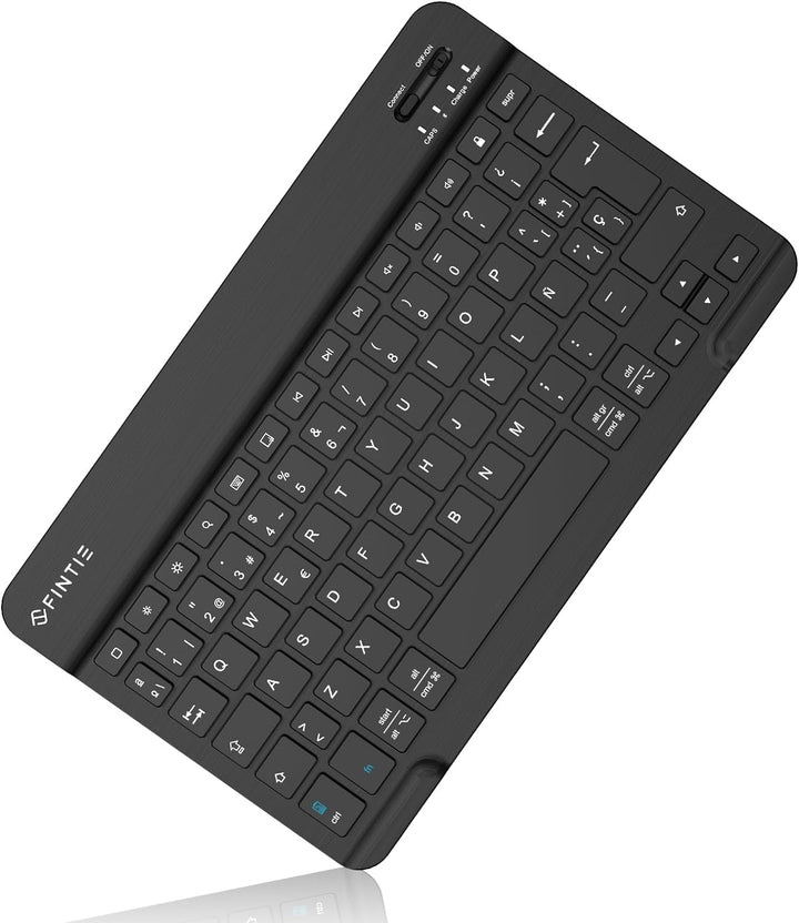 Fintie Spanish Keyboard Bluetooth Wireless Super Slim (4 mm) 10 inch for iOS Apple iPad/Tablet Andro