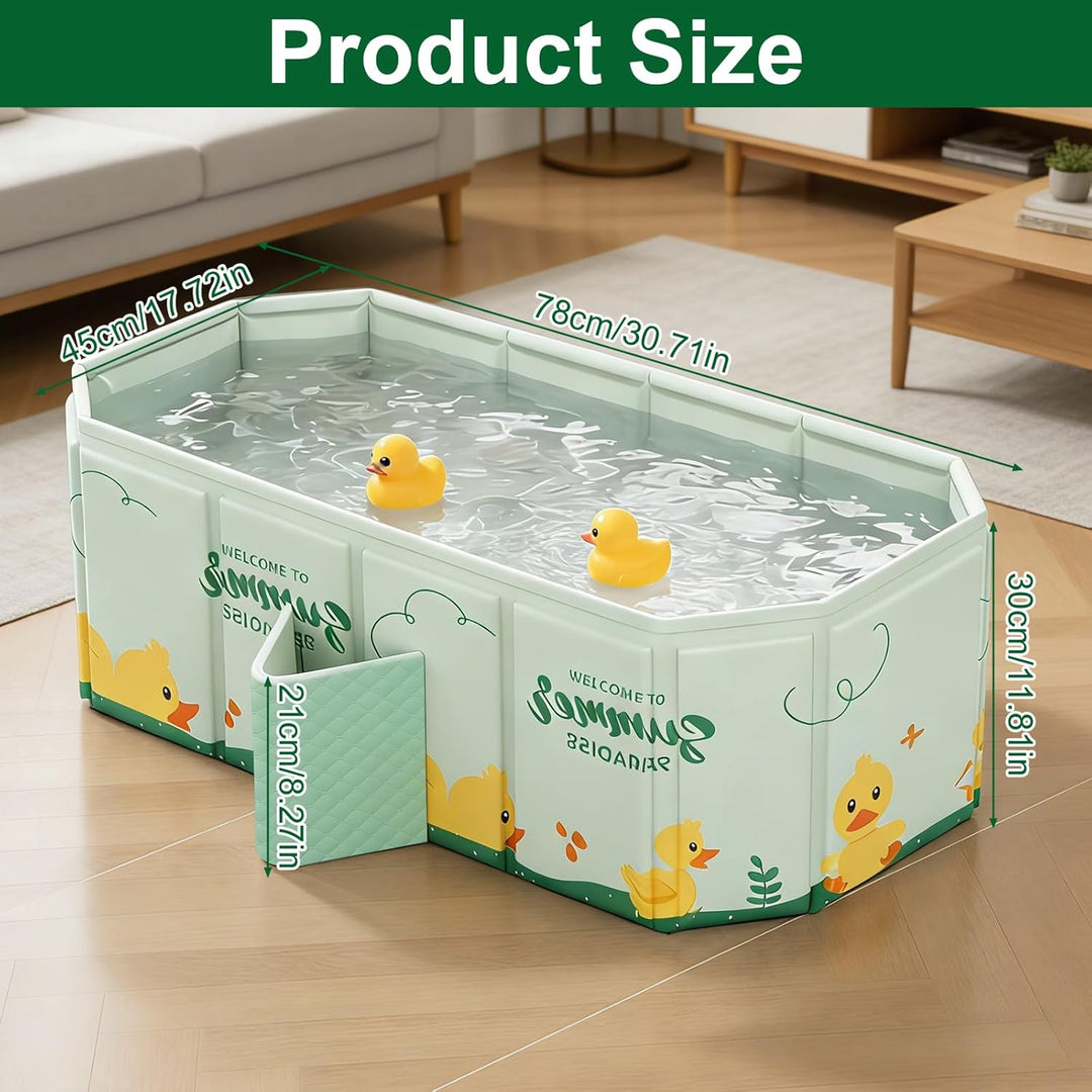 Faltbare Badewanne für Kinder, Tragbare Badewanne, Badewanne Kinder für 0-8 Jahre, Grosse Kleinkindb