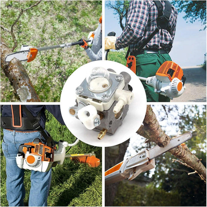 JOJOCY C1M-S267A FS56RC Vergaser-Kit für Stihl FS40 FS50 FS56 FS70 FC56 FC70 HT56 HT56C KN56 Trimmer