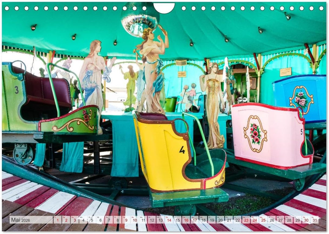 Kirmes Glück (Wandkalender 2026 DIN A4 quer), CALVENDO Monatskalender: Brillante Fotografien von Fes