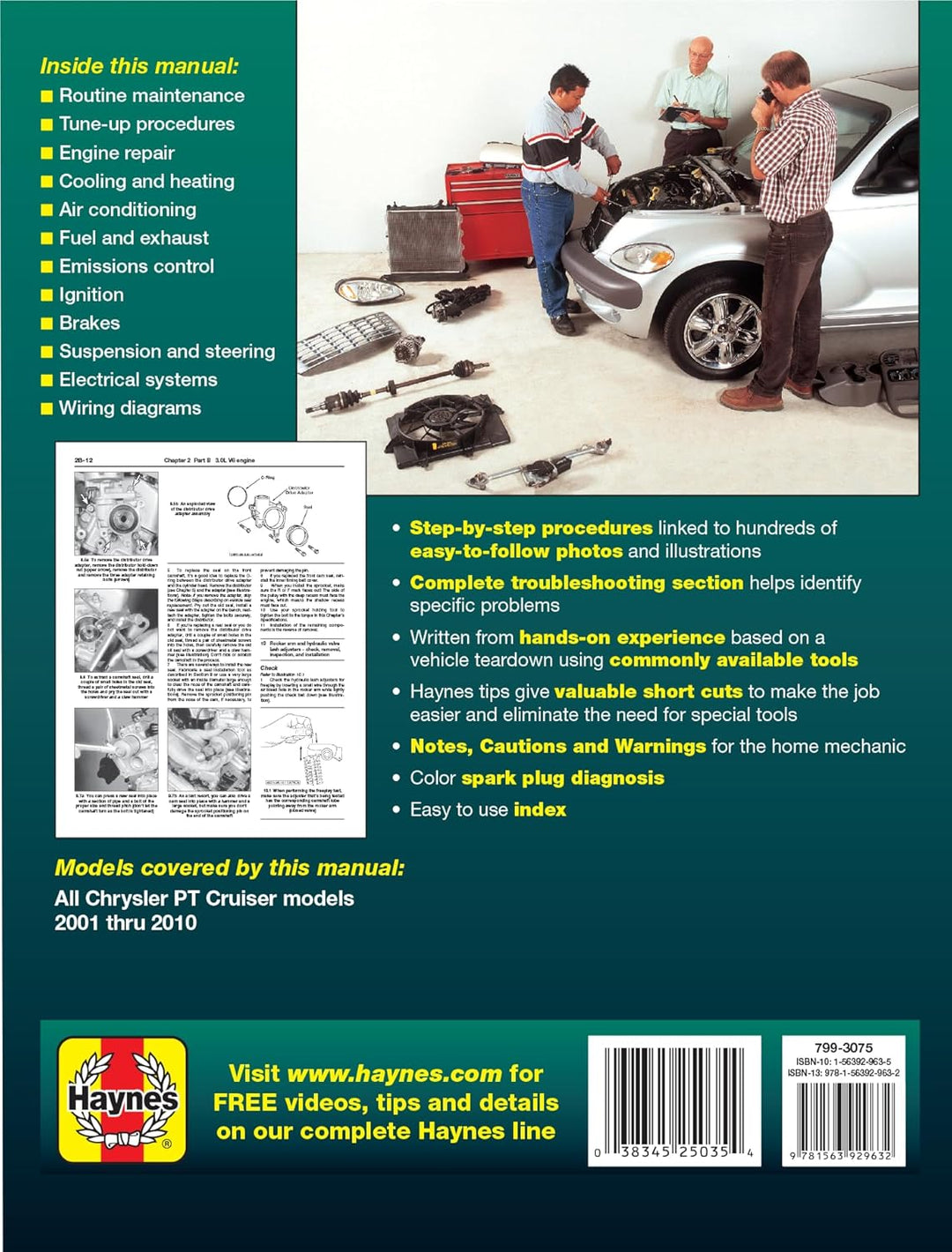 Chrysler PT Cruiser: 2001 thru 2010 All Models: 2001 -2010 (Haynes Manuals)