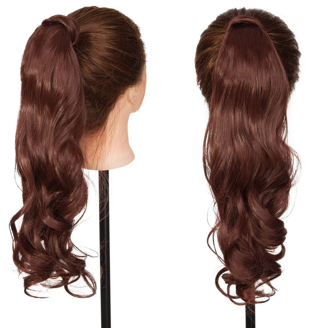 SEGO Ponytail Haarteil Clip in Pferdeschwanz Extension lockig Haarverlängerung Zopf Hair Piece gewel