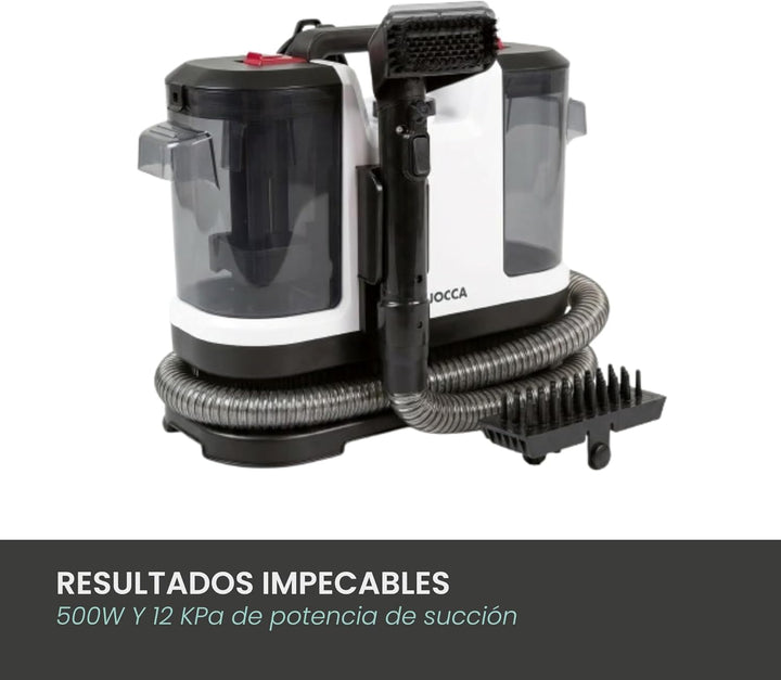 Aspirapolvere E Smacchiatore Jocca - 500w - 12000pa - 1800ml - Nero/bianco