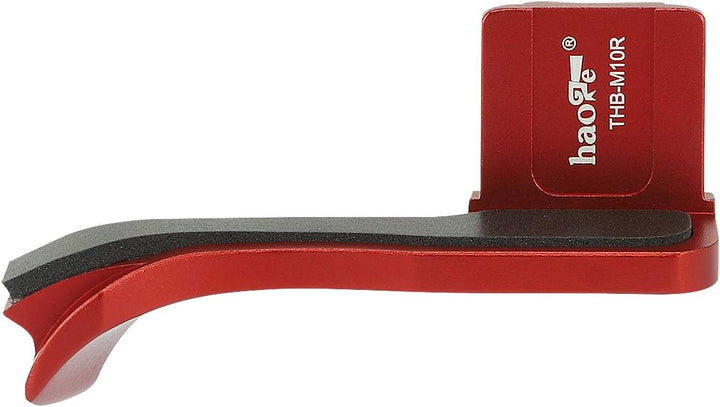 Haoge THB-M10R Metall-Blitzschuh-Daumen-Up-Handgriff für Leica M11 M10 M10-P M10P Kamera, Rot Rot/Au