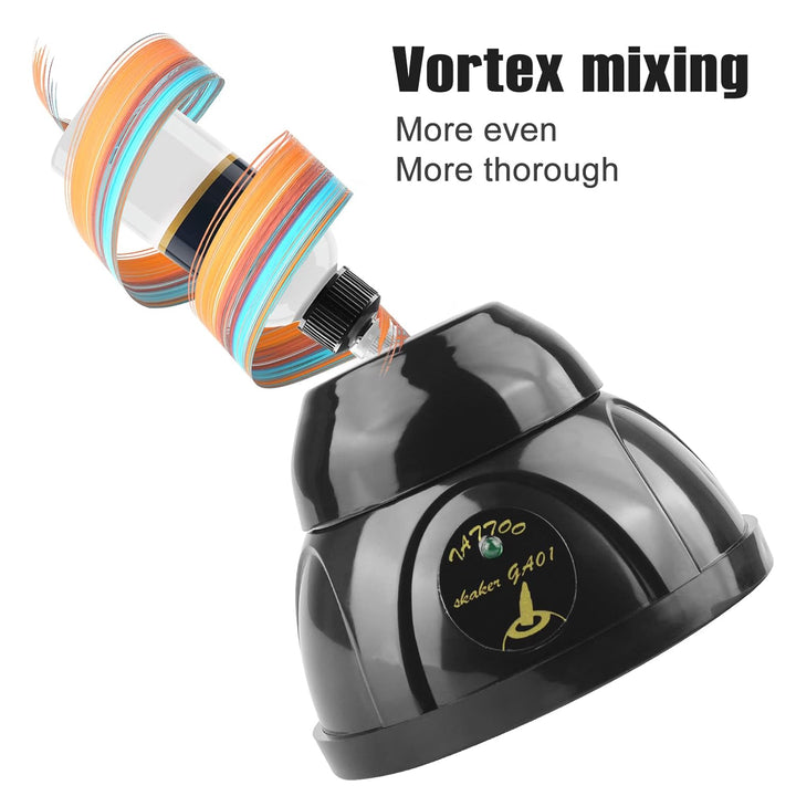 Vortex Mixer,Paint Shaker für Nagelstudios, Maler, und Bastler,Leistungsstarker Mini-Shaker mit 5200
