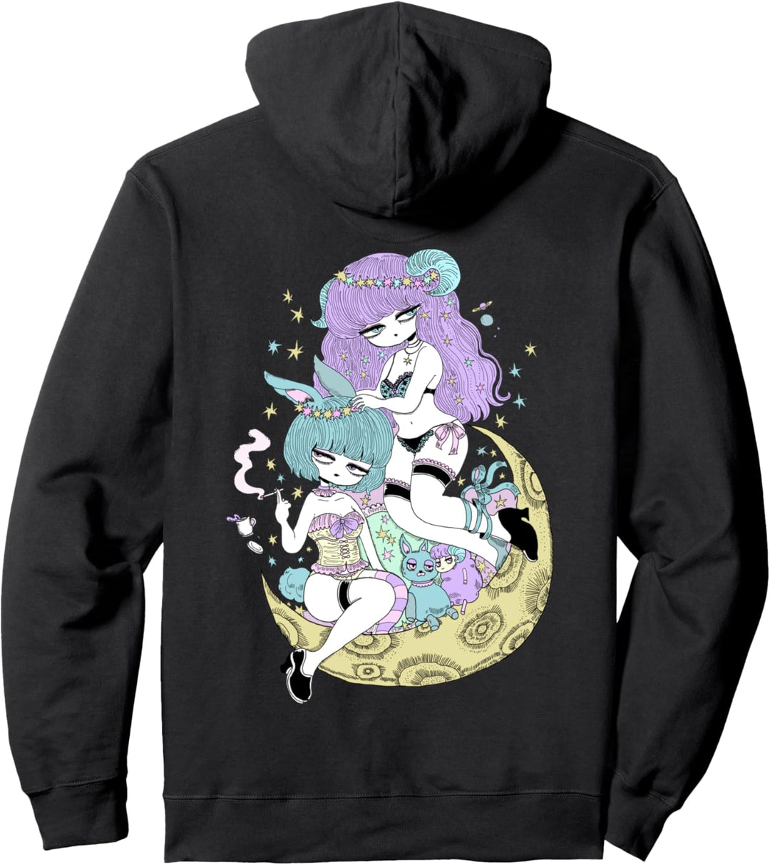 SHI-T-0002-Planetenmädchen Pullover Hoodie