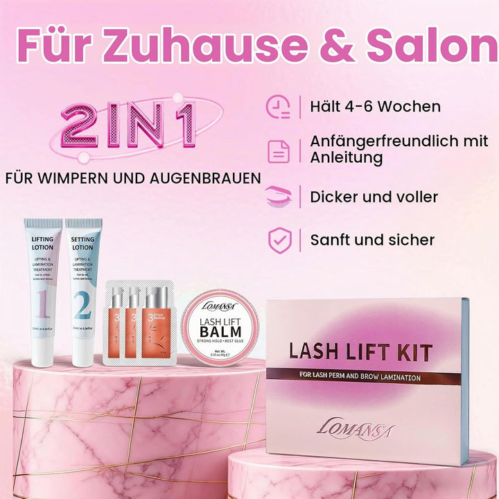 Wimpernlifting Set, Lash Lifting Set, Augenbrauen Lifting